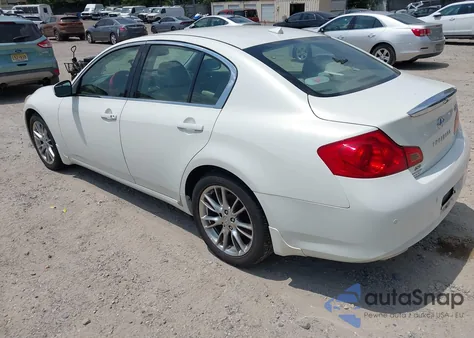 2011 Infiniti G37X z USA, uszkodzony, nr VIN JN1CV6AR9BM407540